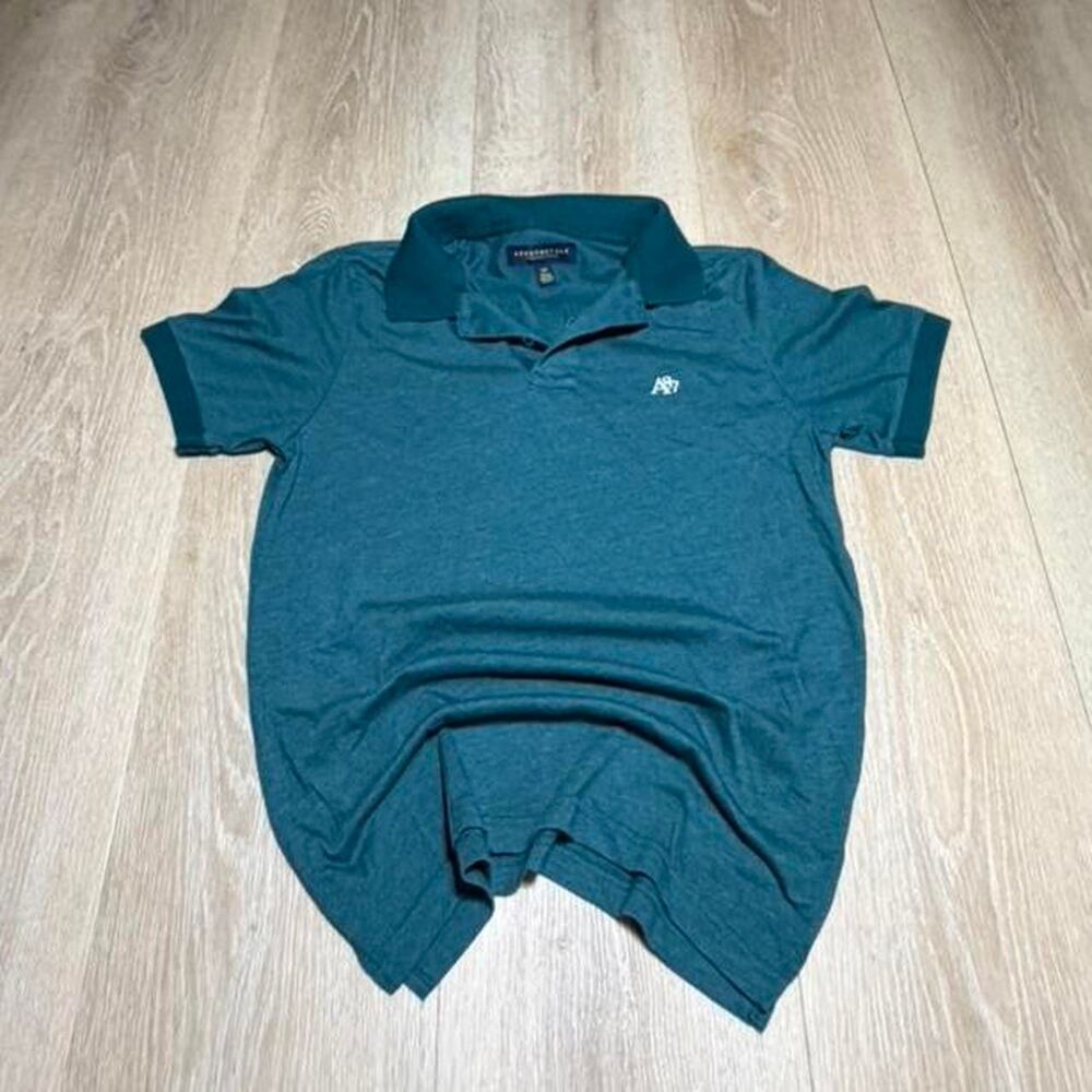 Aeropostale Men's Green and Blue Polo-shirts